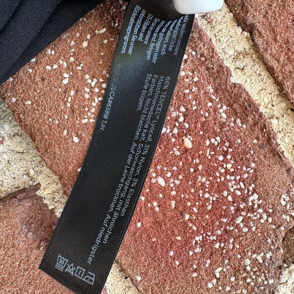 Eileen Fisher $198 ponte Stretch Tencel Black Ankle Pants 1X NEW - Picture 5 of 8